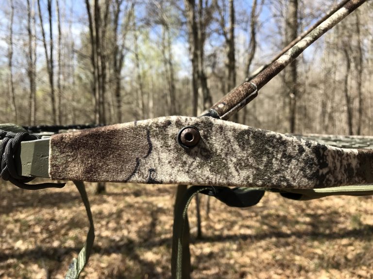 Close up of Treestand Silencing Kit