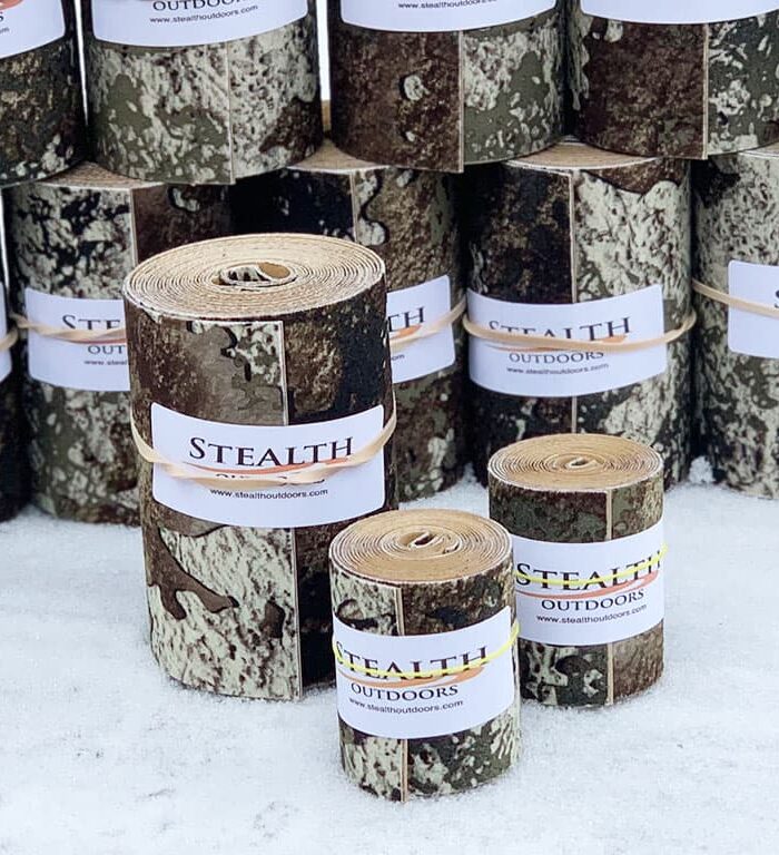 CAMO STEALTH QUIET SILENCING TAPE – 1 Roll 3-3/4 X 36 – Hunting Platform Sticks