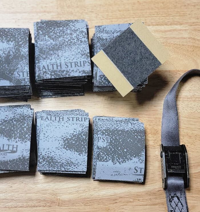 Stealth Strips® Gray buckle silencers