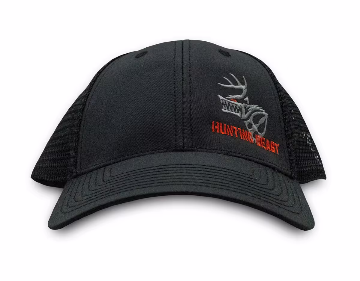 Hunting Beast logo hat black front