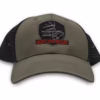 Hunting Beast logo hat olive front