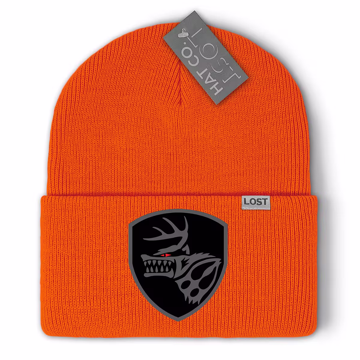 The Hunting Beast Orange Beanie