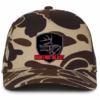 Hunting Beast Waterfowl camo hat front with logo