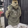 Hunting Beast Tactical Vest in Army Green back on manikin