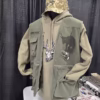 Hunting Beast Tactical Vest in Army Green on manikin