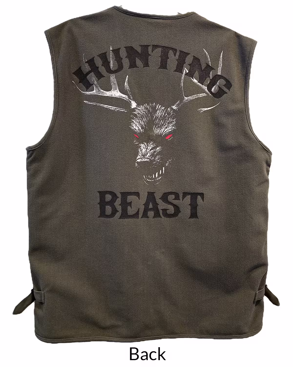 Hunting Beast Tactical Vest in Army Green back