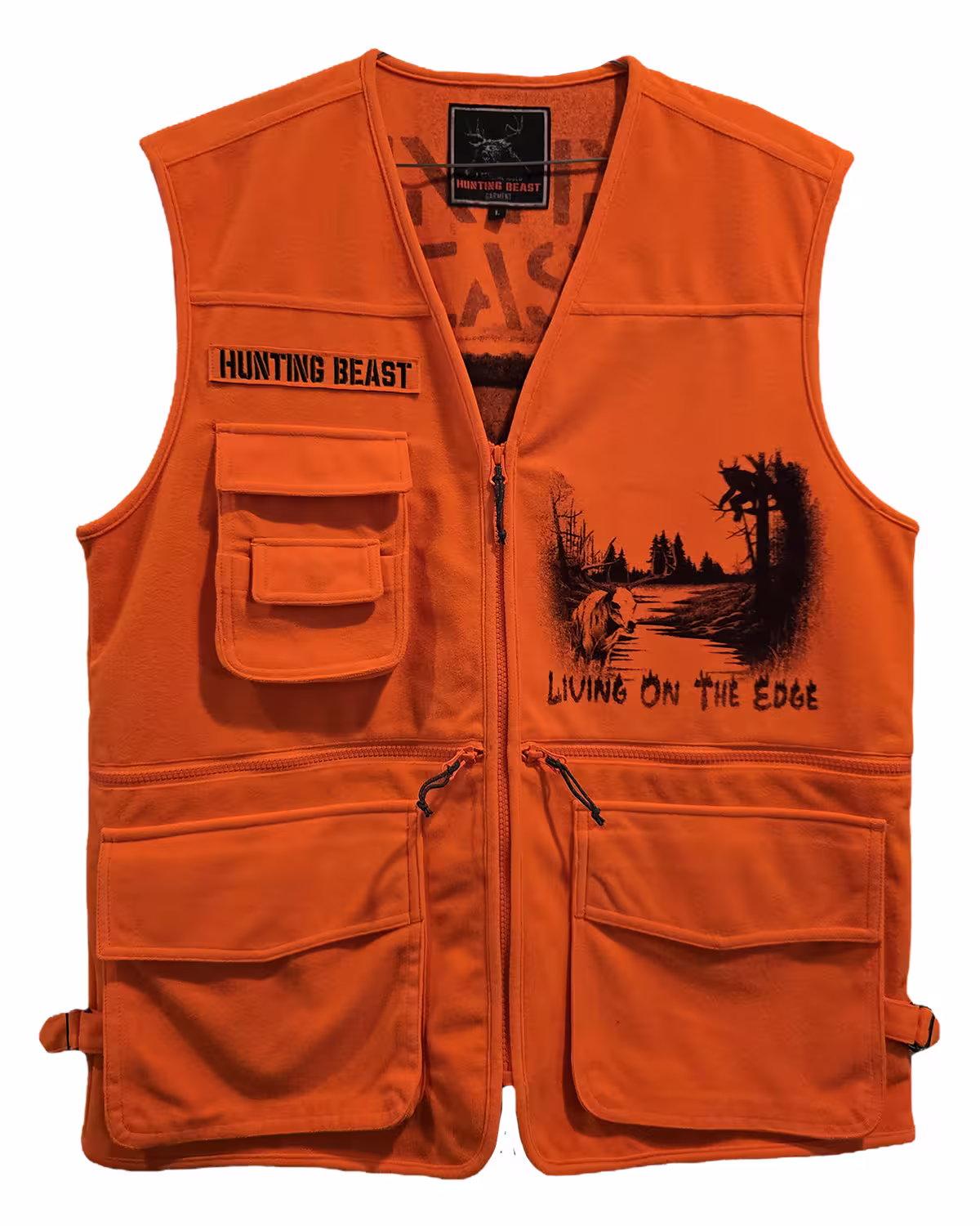 Hunting Beast Tactical Vest in Safety Orange